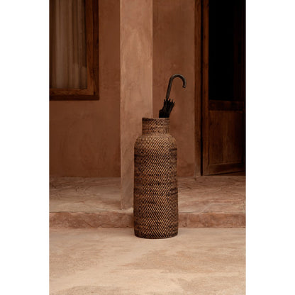 Rattan cylinderkurv 24 × 67 cm - naturlig brun