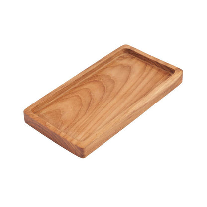 Wood serving tray 20×11 cm - natural finish