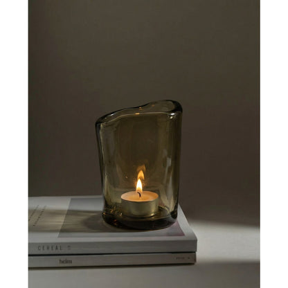 Glasstage, koks lavasten - 16 cm