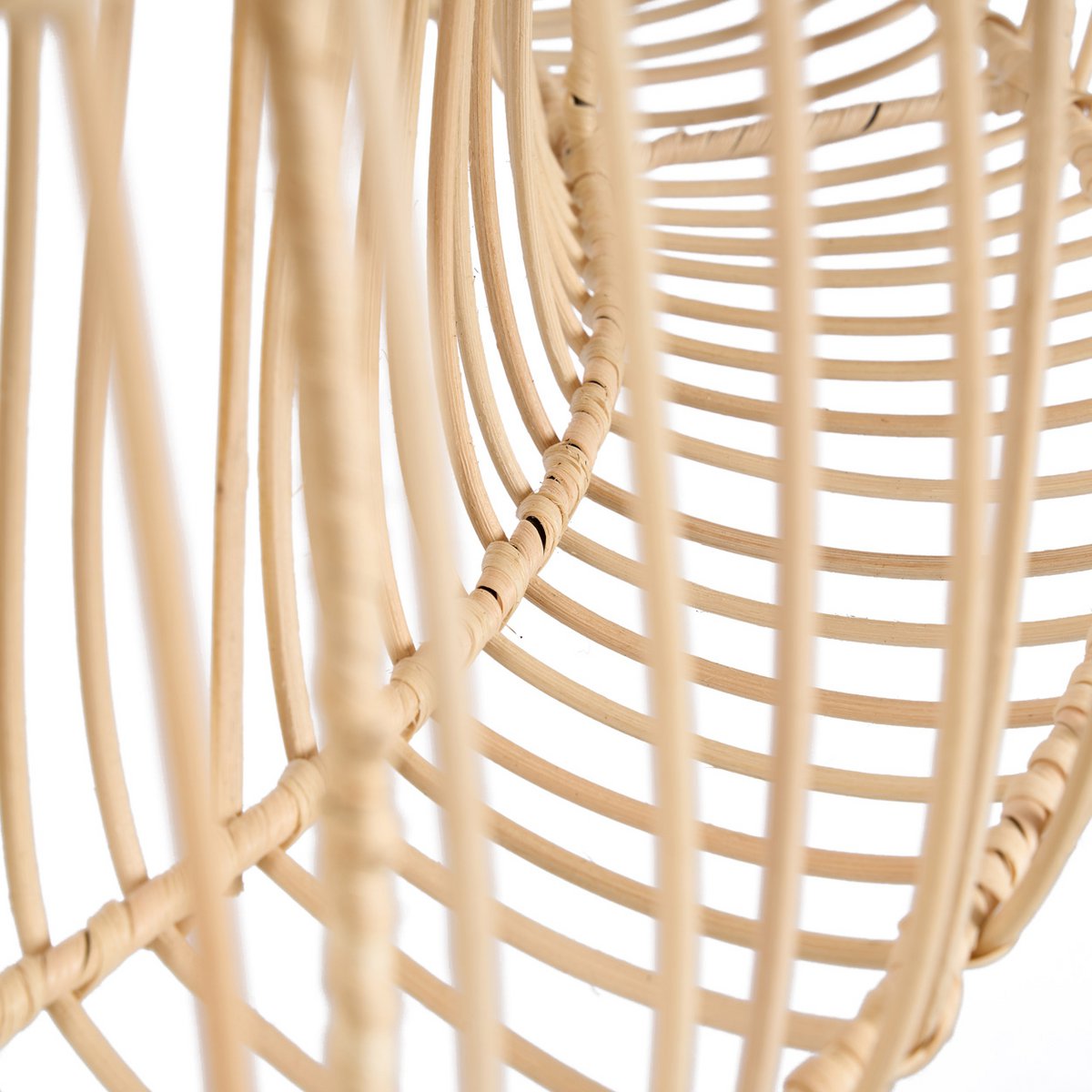 Pendellampe i rattan, 84 cm - naturlig matcha-piskeris