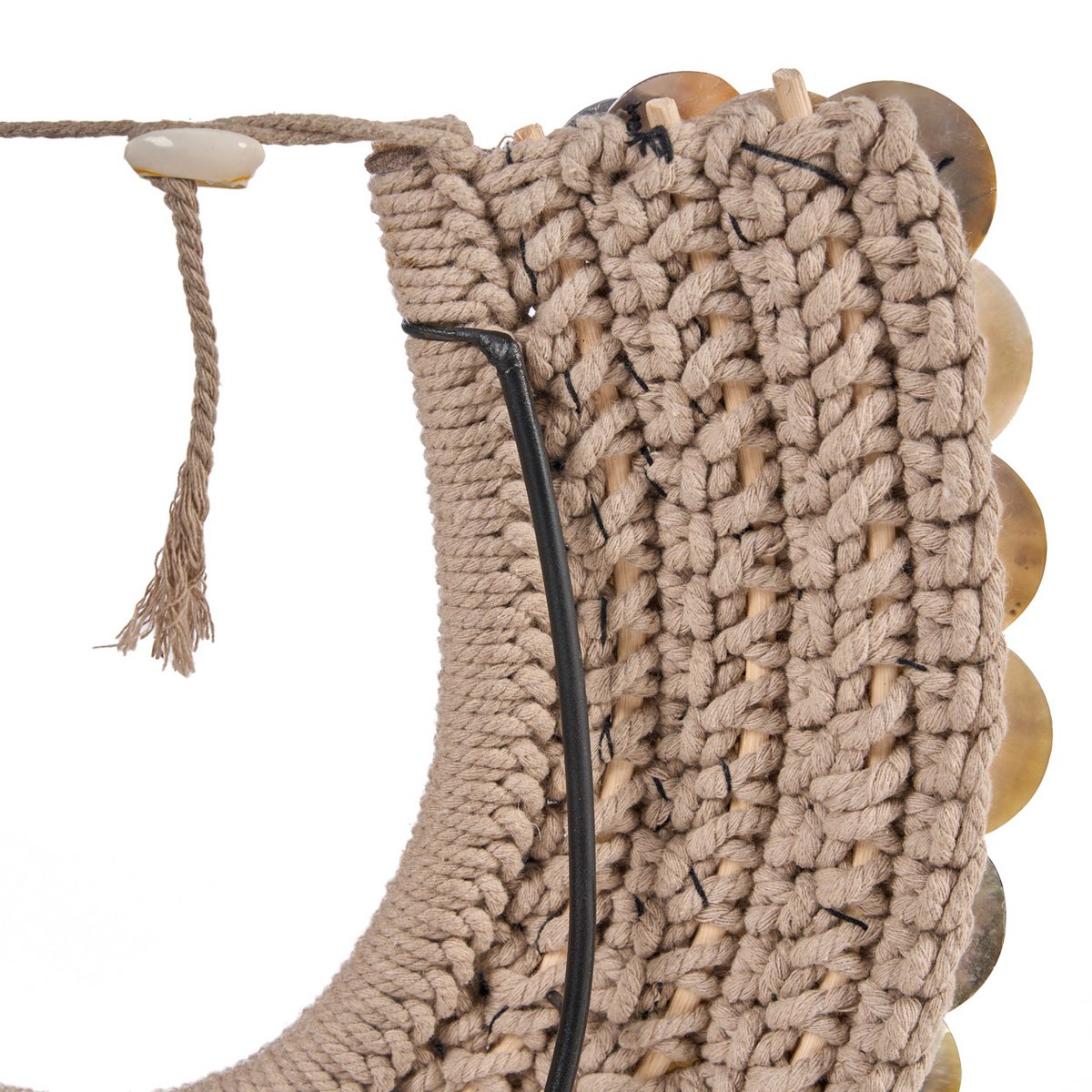 Muschelkette auf Ständer - Natur, 40 cm