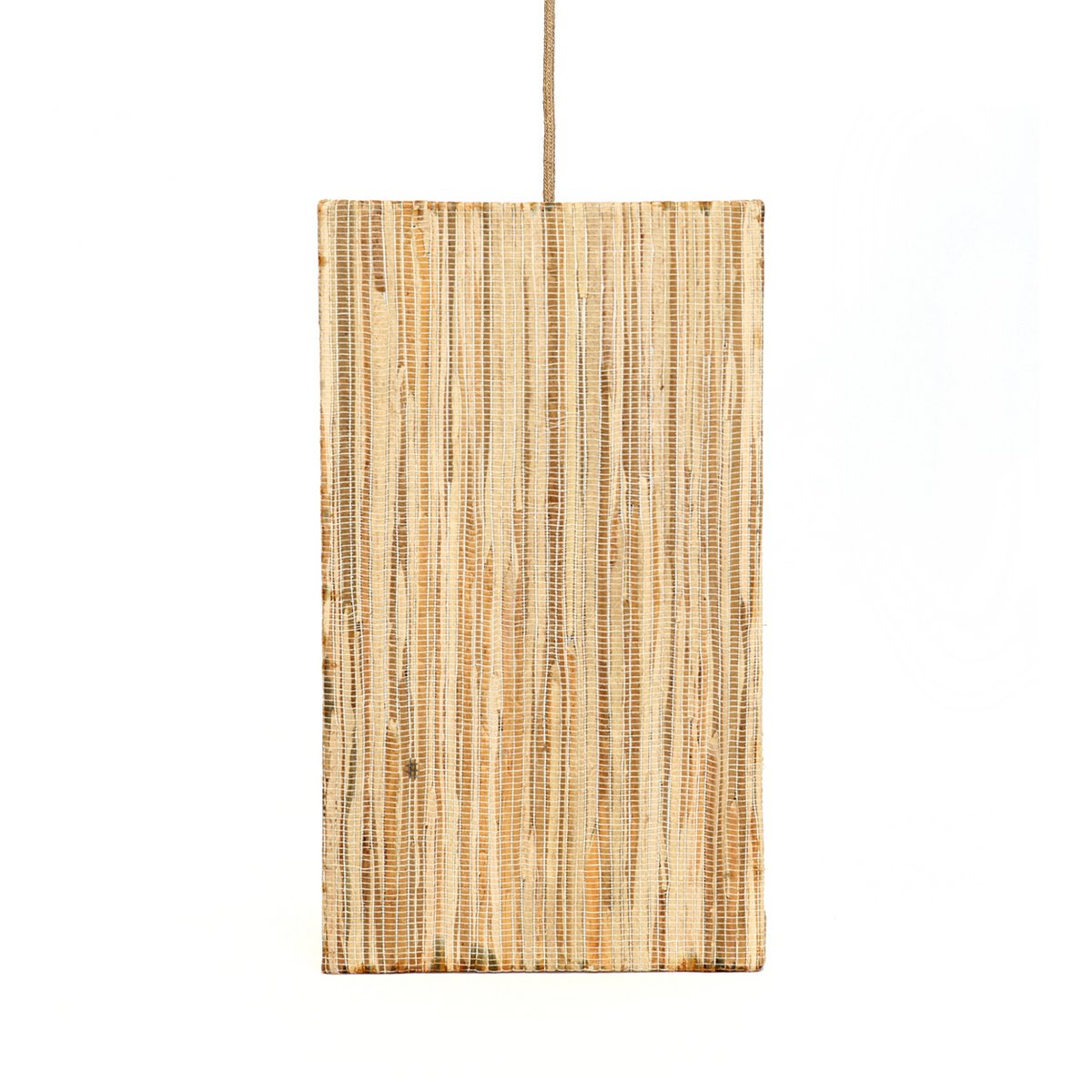 Wasserhyazinthen-Lampenschirm 20 × 35 cm – klein, beige