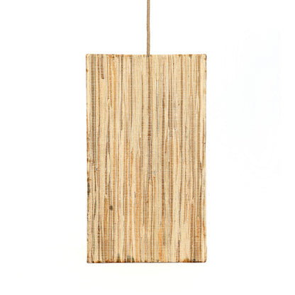 Wasserhyazinthen-Lampenschirm 20 × 35 cm – klein, beige