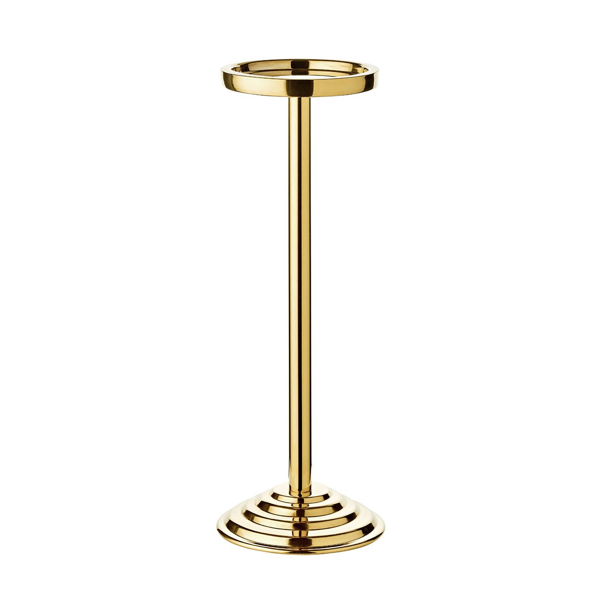 Champagne cooler with stand, metal finish - 86 cm tall