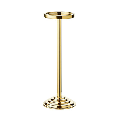Champagne cooler with stand, metal finish - 86 cm tall