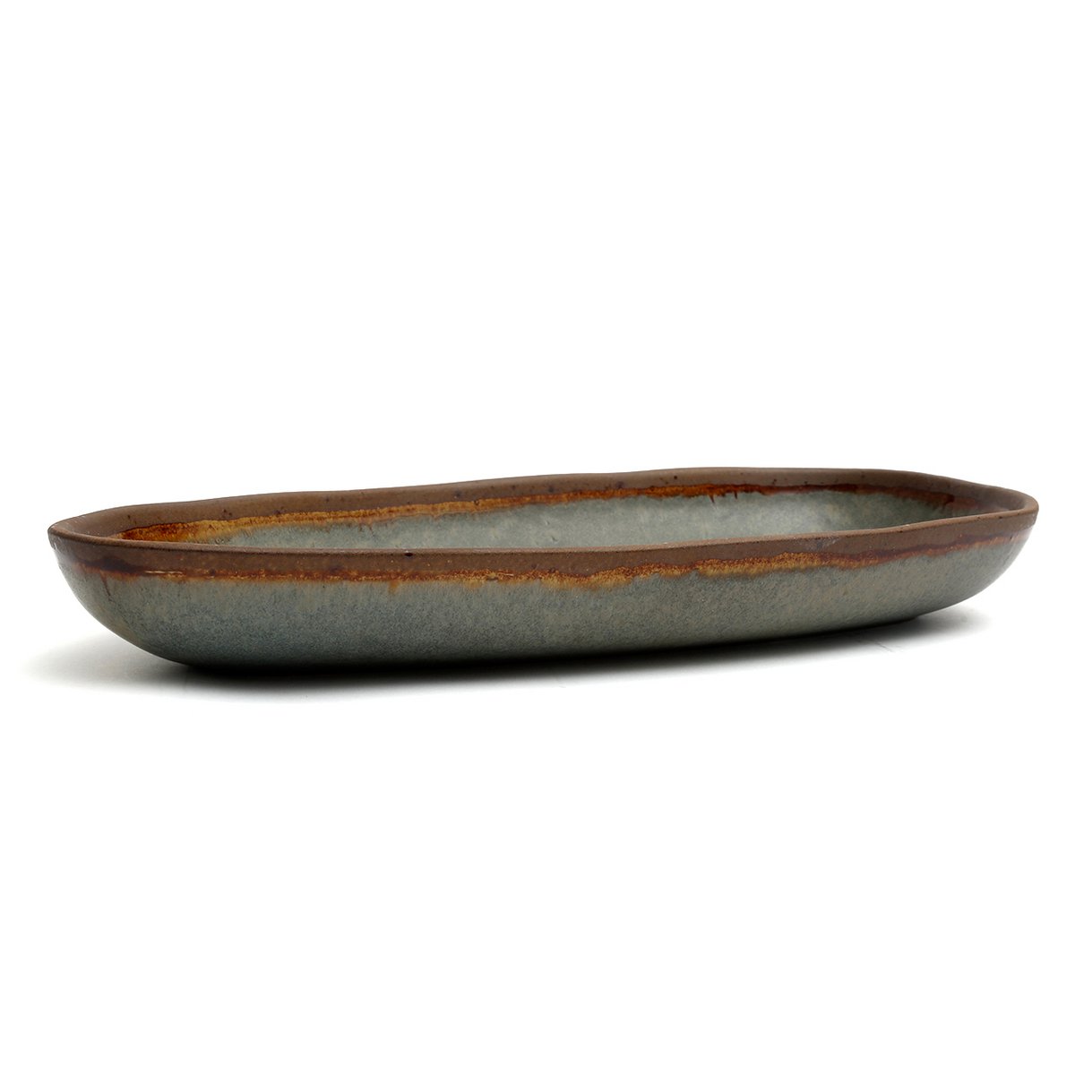 Servierplatte aus Steinzeug 34 × 16,5 cm – Côa