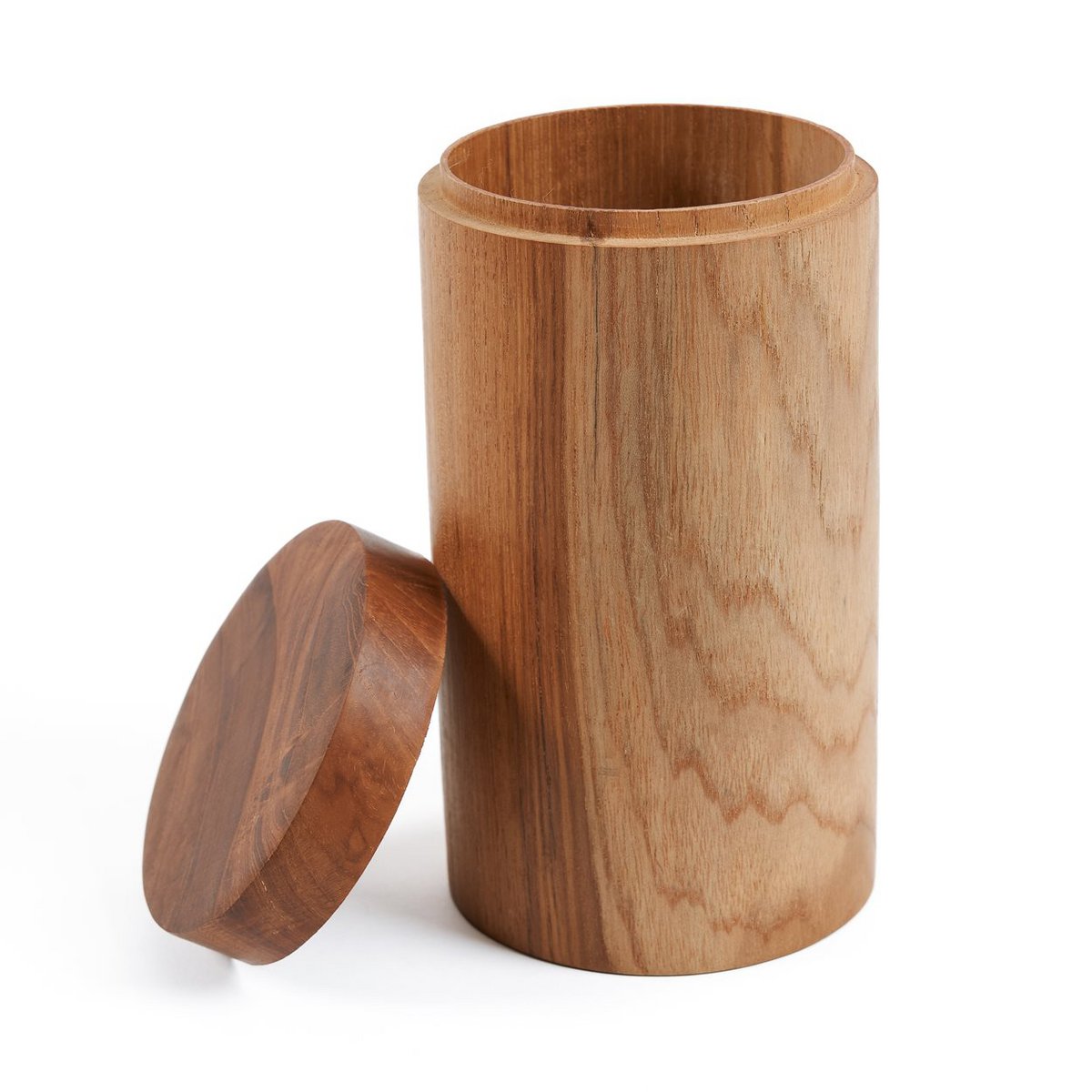 Teak root storage jar 10 × 19 cm - made in Indonesia
