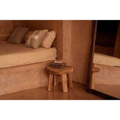 Rattan tissue box cover 27×14×9 cm - natural brown