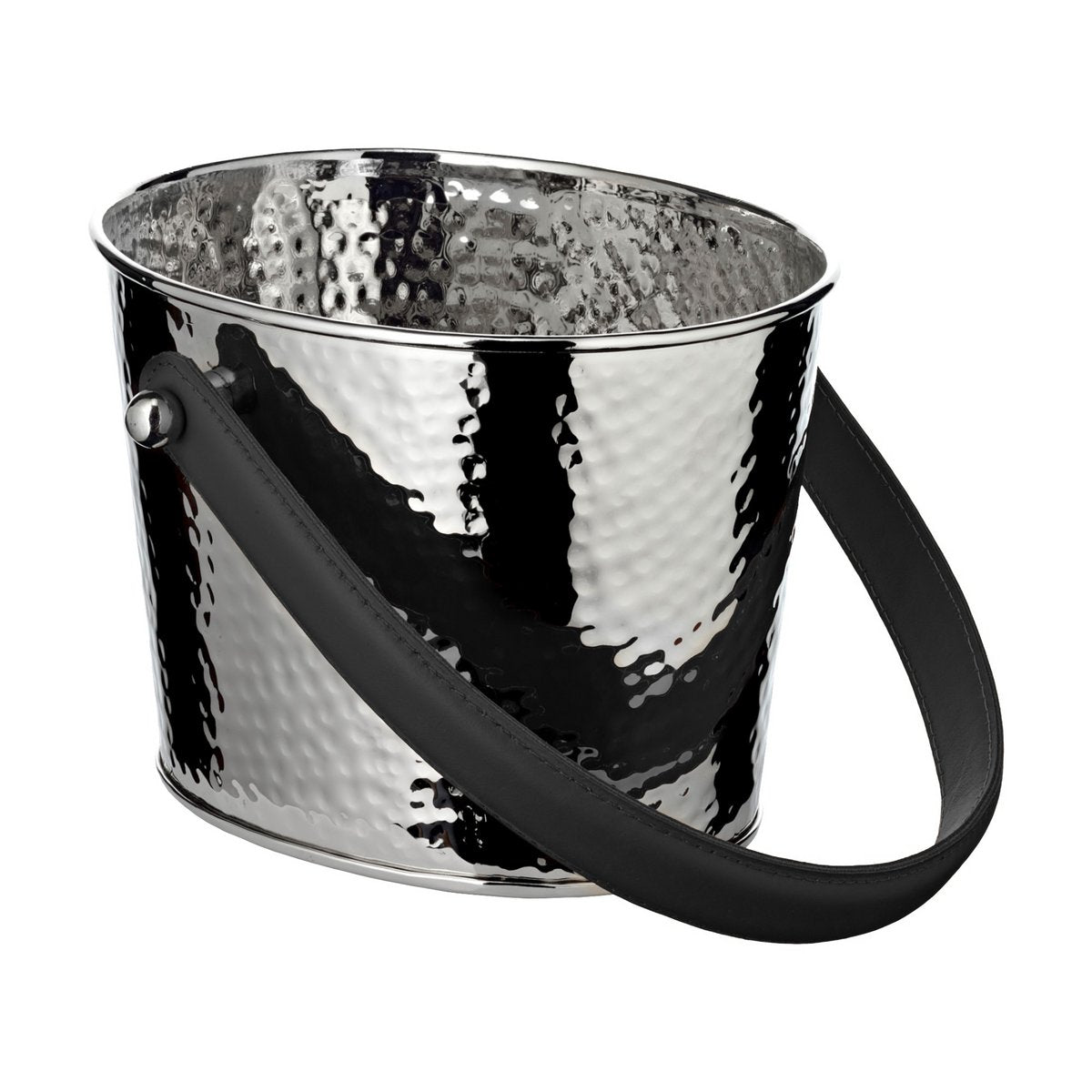 Stainless steel champagne cooler Gavin, hammered, 23 × 18 cm