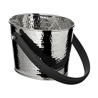 Stainless steel champagne cooler Gavin, hammered, 23 × 18 cm