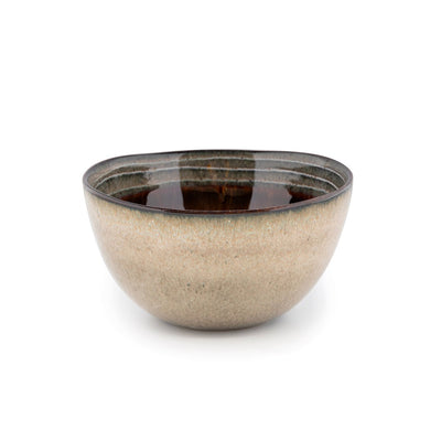 Runde Müslischale aus Steingut 15 × 8 cm – Comporta