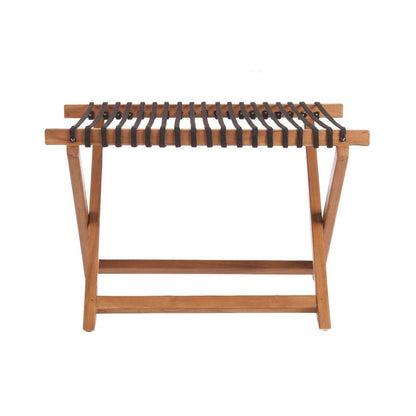Gepäckträger aus Holz, klappbar – Natur