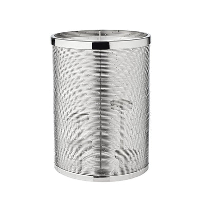 Lanterne Hera H 35 cm - sølv metal og glas