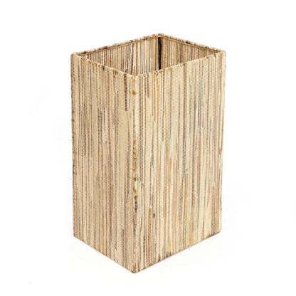 Wasserhyazinthen-Lampenschirm 20 × 35 cm – klein, beige