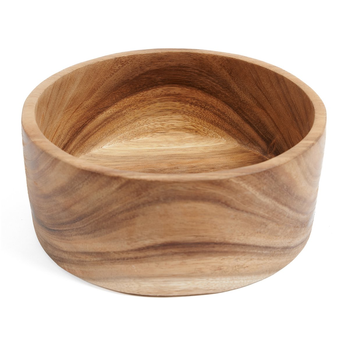 Suartræ salatskål M, 20 cm – rund naturtræ
