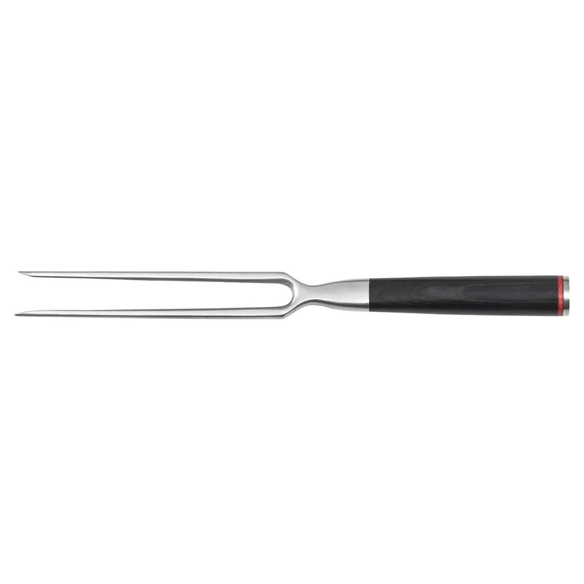 Stegegaffel, 27 cm - rustfrit stål med pakkawood