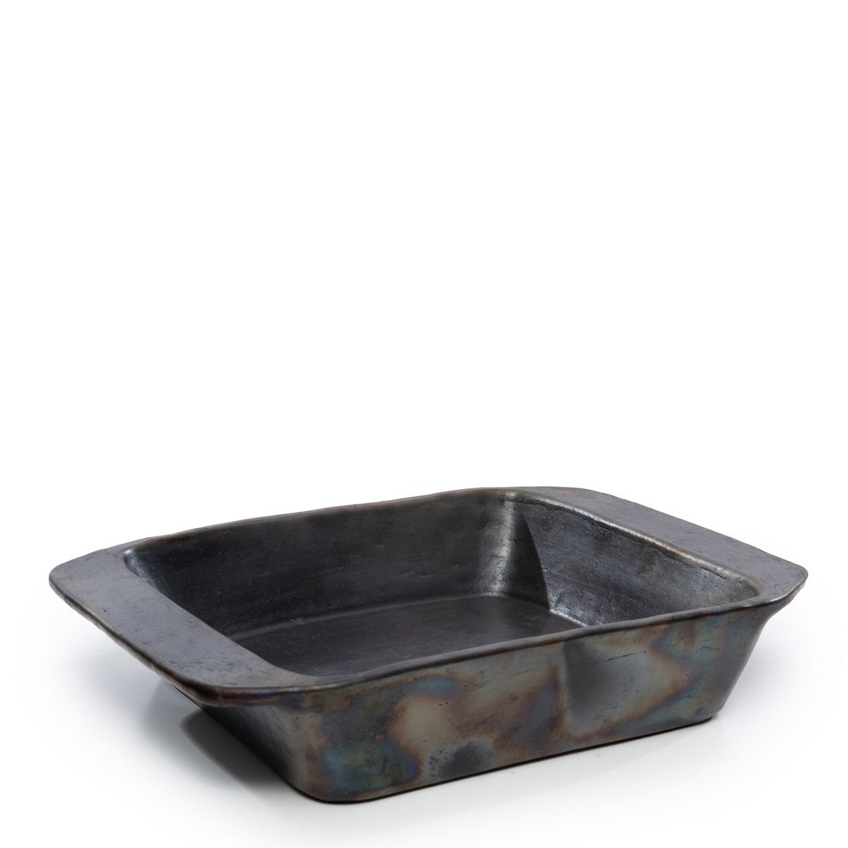 Schwarze Terrakotta-Ofenform 37×28 cm - ofenfest