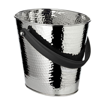 Stainless steel champagne cooler Gavin, hammered, 26 × 21 cm