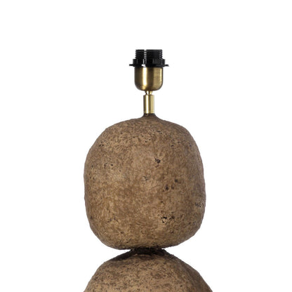 Gulvlampe i papmaché, mud finish – Ekstra stor