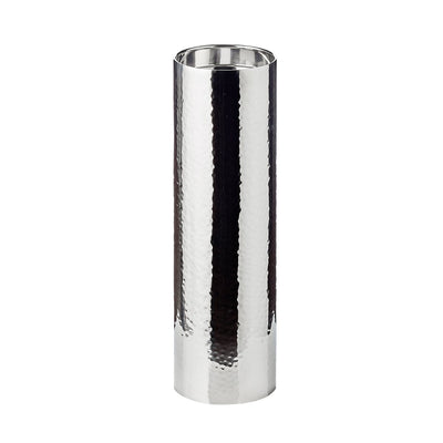 Stainless steel candlestick Boston, 40 cm - hammered silver