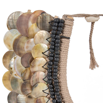 Muschelkette auf Ständer - Natur, 40 cm