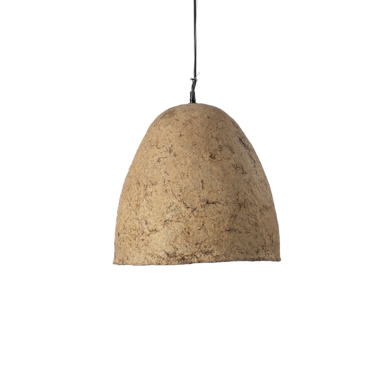 Papier-mâché Pendelleuchte, 40 cm – Mud