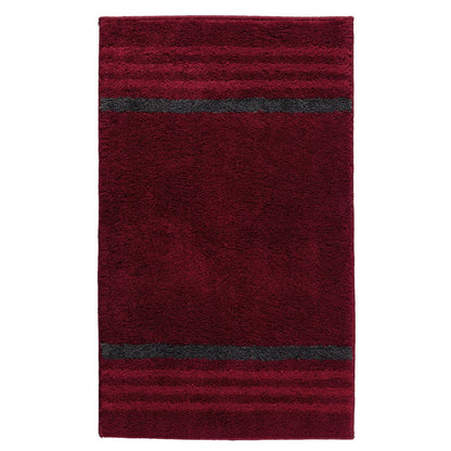 Lima Acryl-Badematte, 60×100 cm – rot & braun