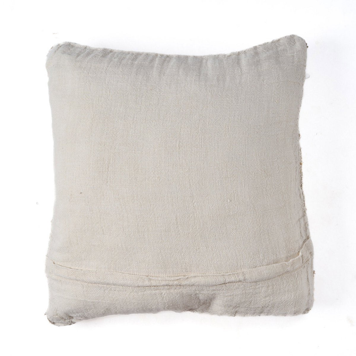Pudebetræk i hør, hvid natur - 50×50 cm