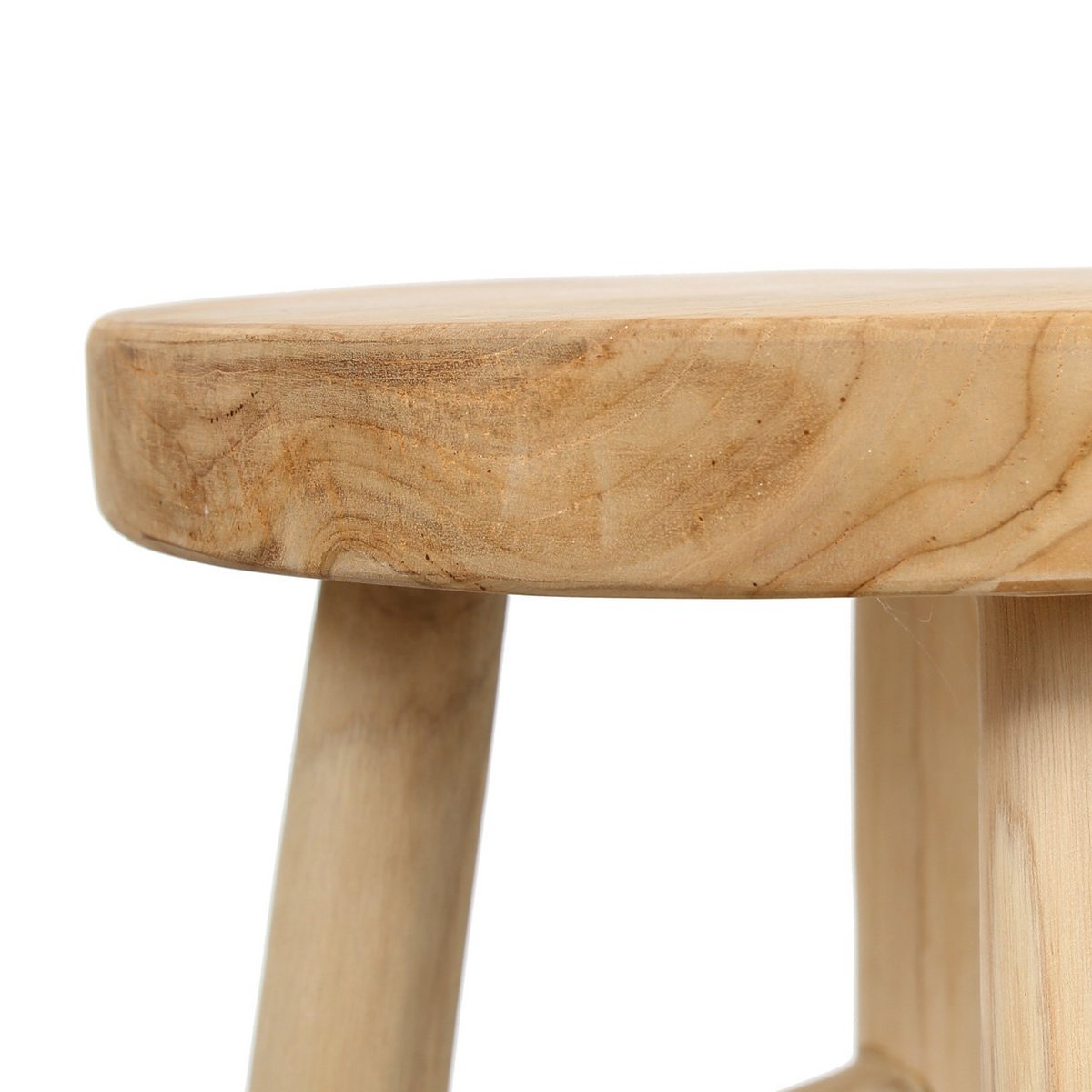 Teak-Barhocker mit Vierfußgestell – 75 cm