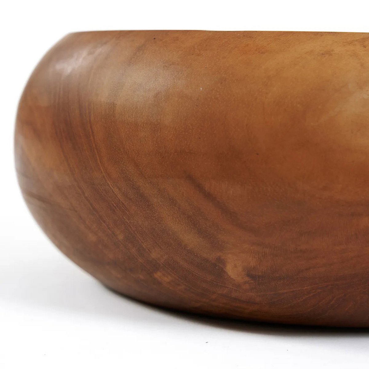 Teakwurzel-Obstschale, 20 cm – organische Form
