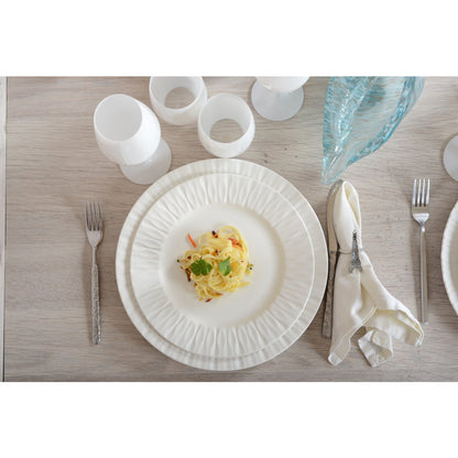 Serveringsfad Lilia, hvidt porcelæn, 30 cm
