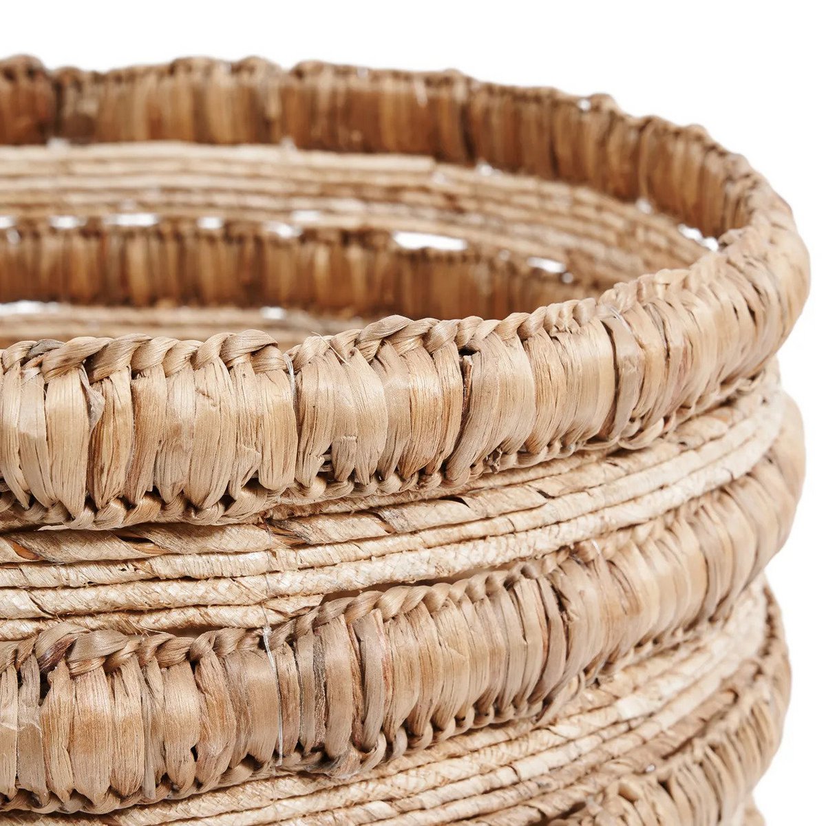 Seagrass basket, round - large