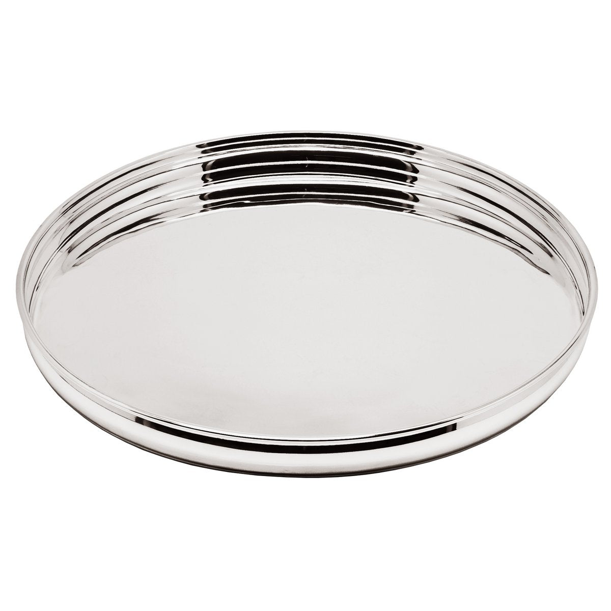 Silver-plated serving tray Segovia, 36 cm round