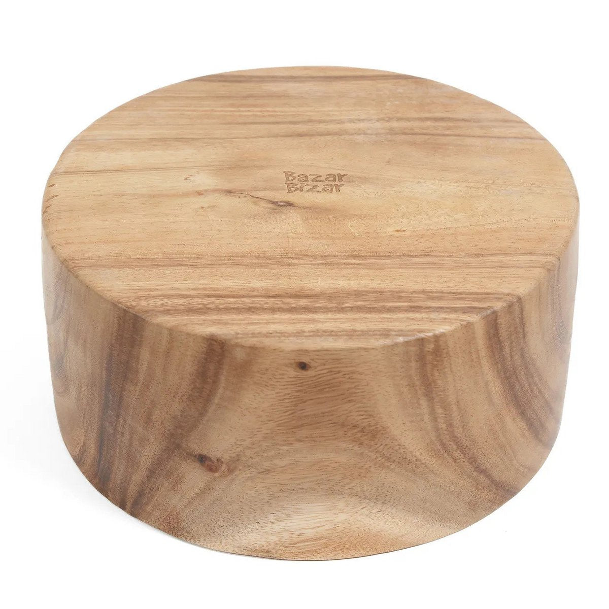 Suartræ salatskål M, 20 cm – rund naturtræ