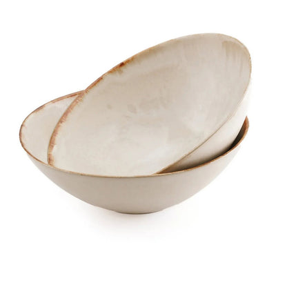 Stoneware serving bowl 32 cm - large, made in Portugal