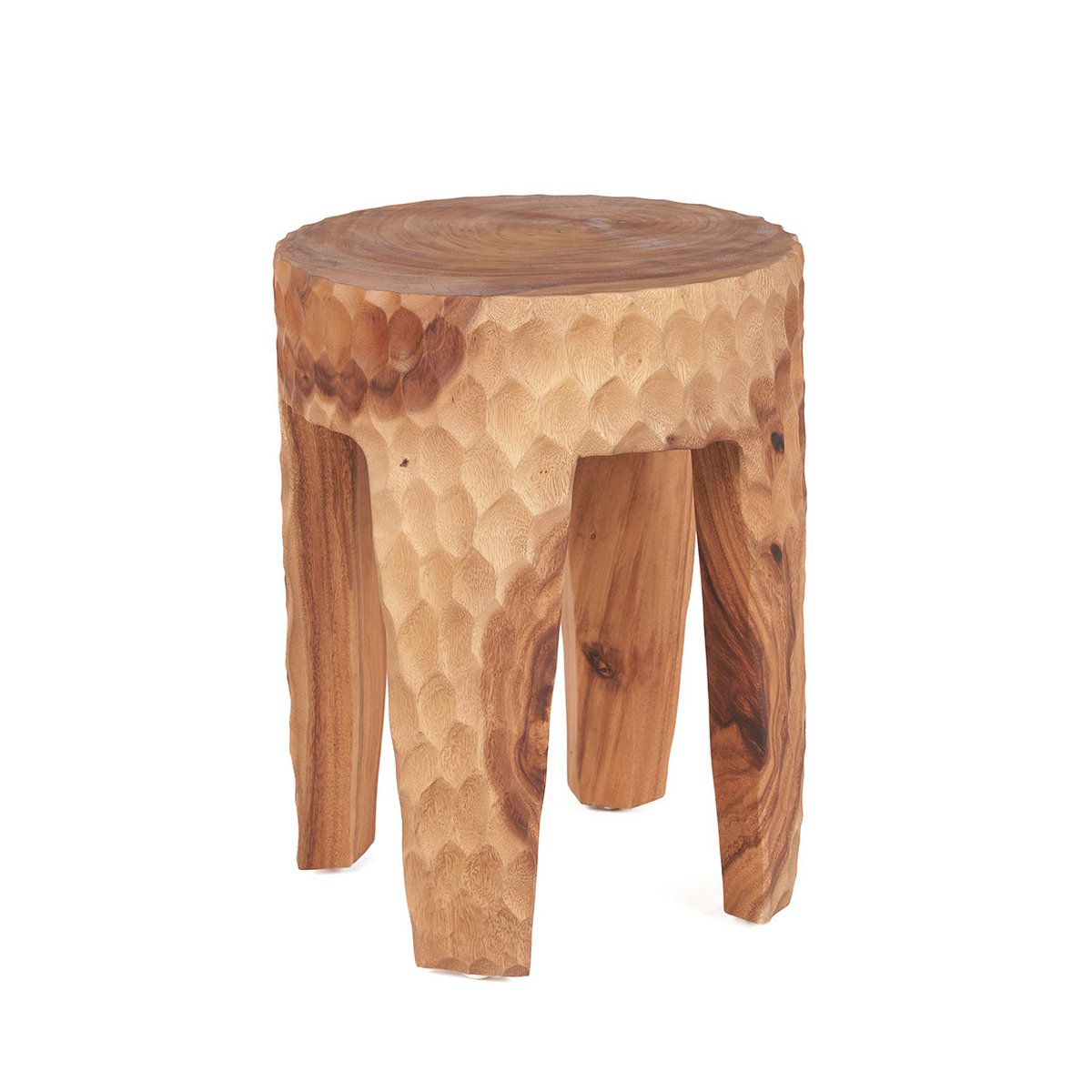 Skammel i suartræ, natur - 35 × 45 cm