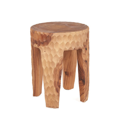 Skammel i suartræ, natur - 35 × 45 cm