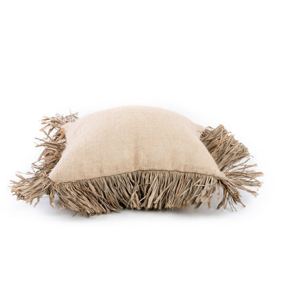 Kissenbezug Baumwolle 40×40 – natürliche Jute-Struktur