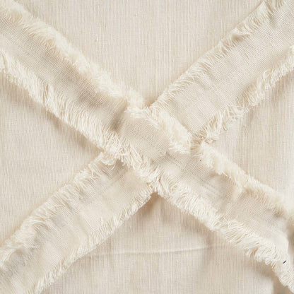 Cotton bed throw - Natural