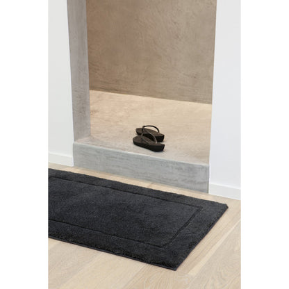 Akryl bademåtte 60 × 100 cm - antracit, skridsikker