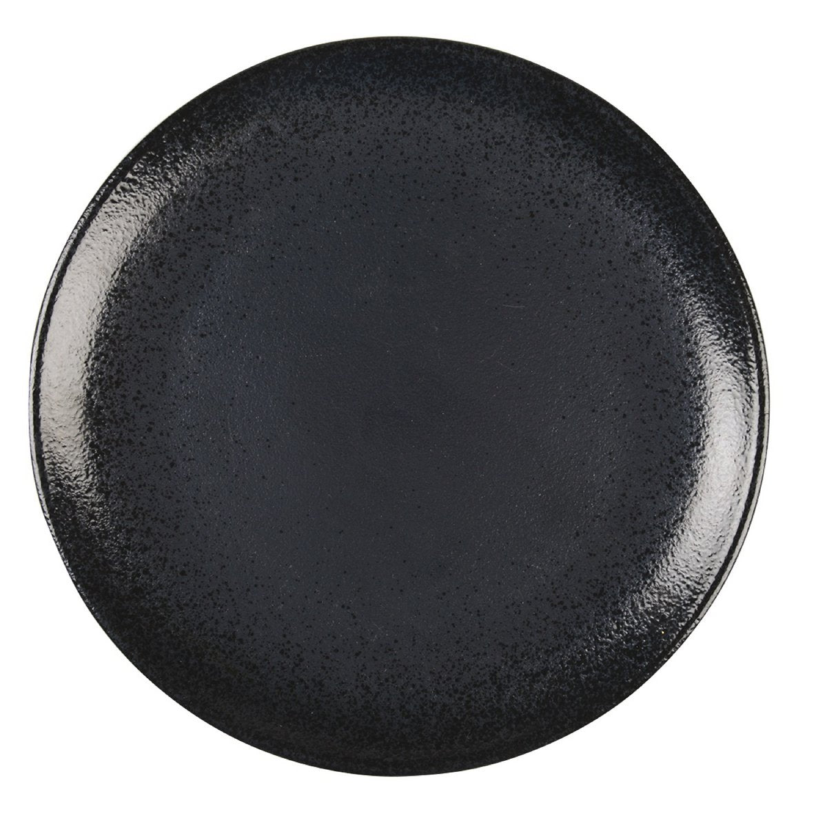 Porcelæns middagstallerken, sort - 27cm