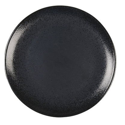 Porcelæns middagstallerken, sort - 27cm
