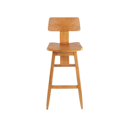 Barstol i træ, natur - 109 cm H
