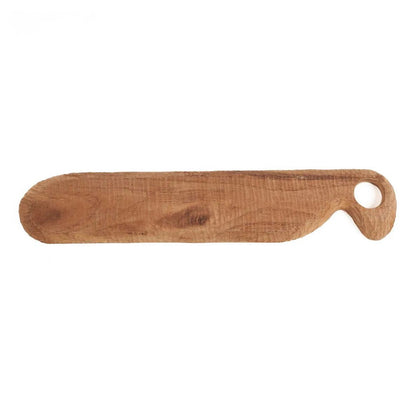 Brødtallerken i teaktræ, 45 cm - natur