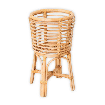 Pflanzenständer Rattan AKARA – 28 cm Durchmesser, 50 cm hoch