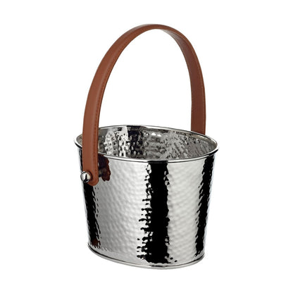 Stainless steel champagne cooler Gavin, hammered, 23 cm