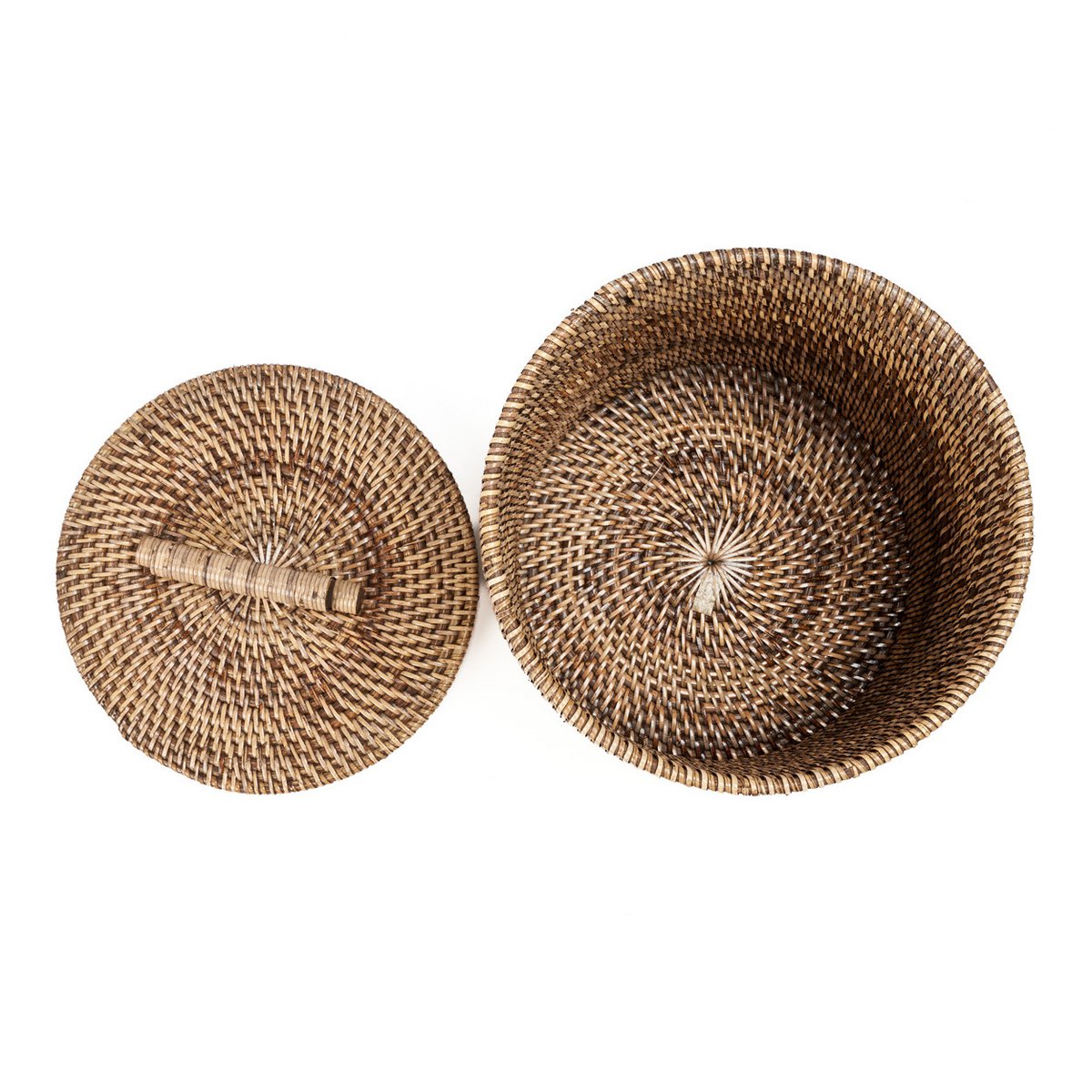 Rattanopbevaringskurv, lav - Naturbun