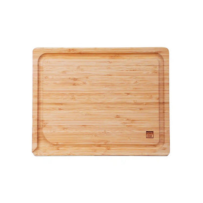 Bambus skærebræt med saftrille - 40×30 cm