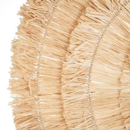 Sisal wall circle, hand-woven - L