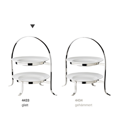 Etageren "Sina" 33 cm, versilbert